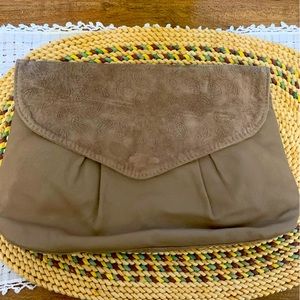 Vintage Italian leather clutch